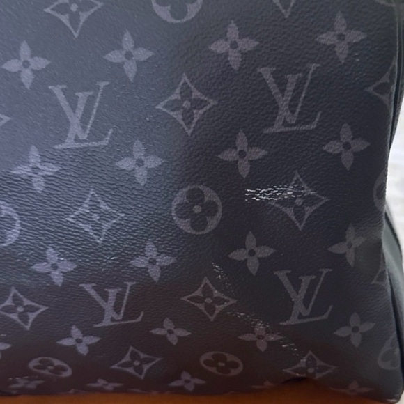 Louis Vuitton Black Monogram Duffel Bag - Picture 11 of 12